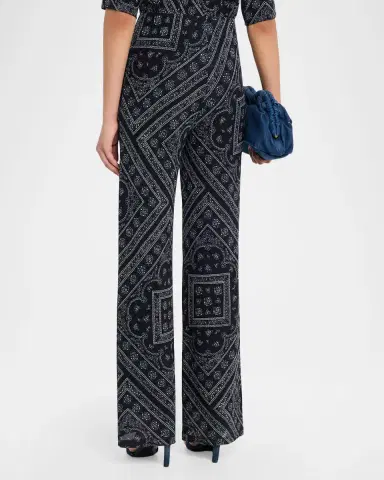 Veronica Beard Hadria Bandana-Print Pants | Thumbnail 3 Veronica Beard Hadria Bandana-Print Pants | Thumbnail 3