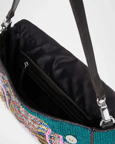 Staud Timmy Seashell Beaded Shoulder Bag | Thumbnail 3 Staud Timmy Seashell Beaded Shoulder Bag | Thumbnail 3