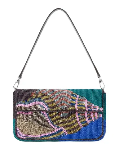 Staud Timmy Seashell Beaded Shoulder Bag | Thumbnail 1 Staud Timmy Seashell Beaded Shoulder Bag | Thumbnail 1