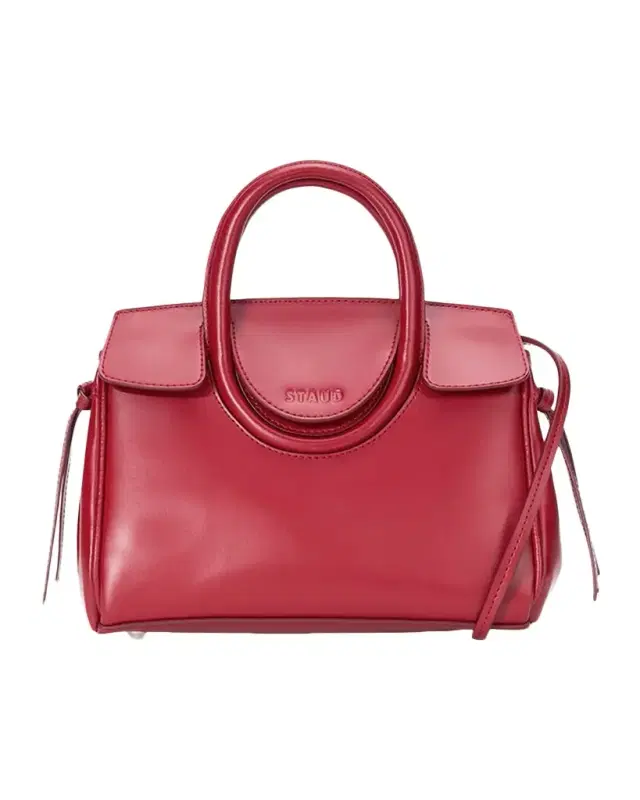 STAUD Maude Mini Leather Top Handle Bag