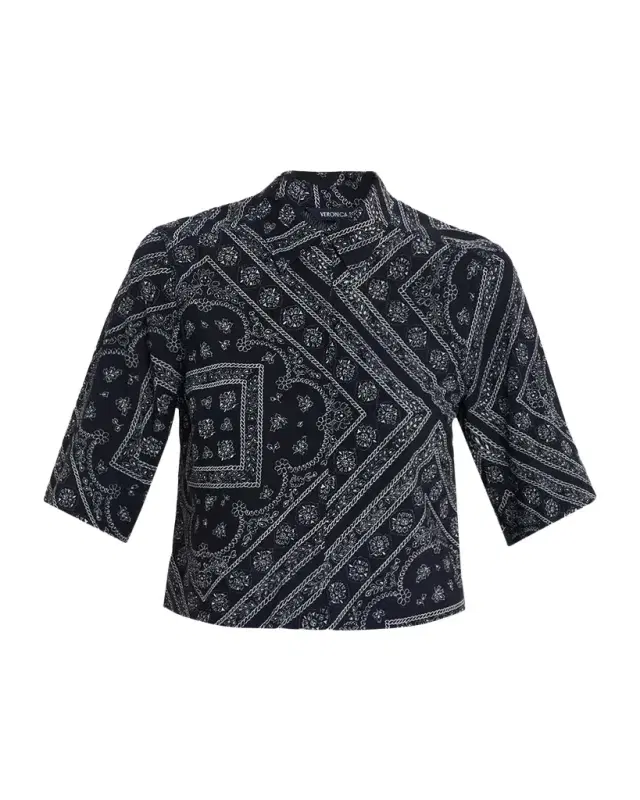 Leandra Bandana-Print Top