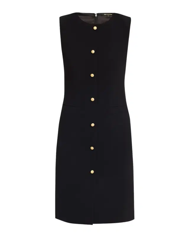 Kobi Halperin Briel Sleeveless Button-Front Dress