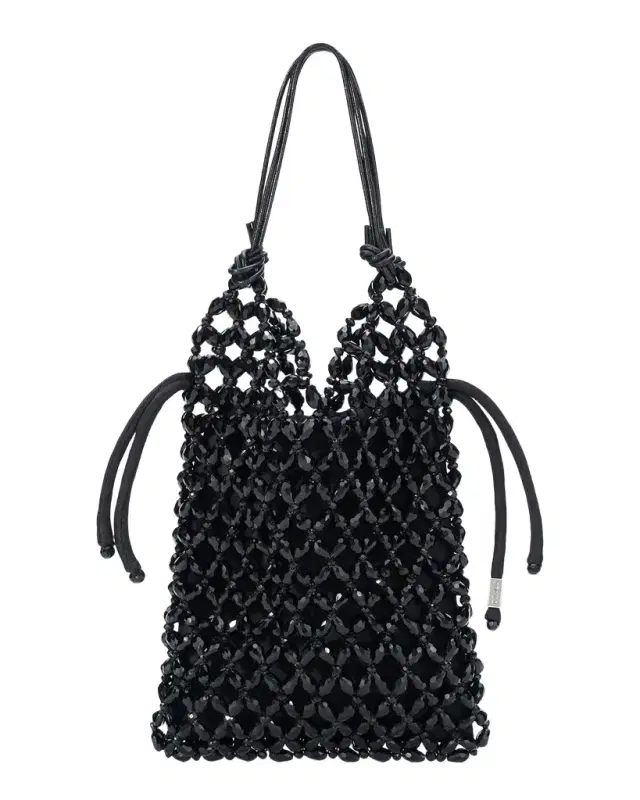 STAUD Karla Beaded Top-Handle Bag