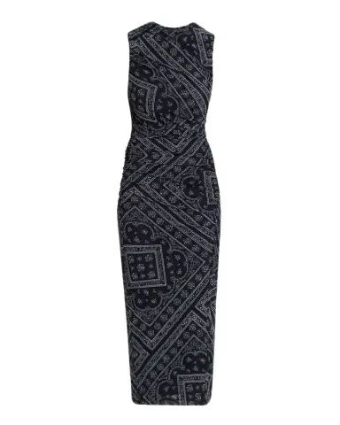 Veronica Beard Sylviani Bandana-Print Midi Dress | Thumbnail 1 Veronica Beard Sylviani Bandana-Print Midi Dress | Thumbnail 1