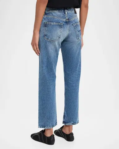 R13 Romeo Straight Cropped Jeans | Thumbnail 3