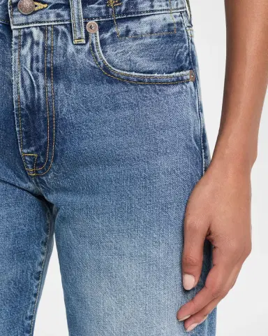 R13 Romeo Straight Cropped Jeans | Thumbnail 5