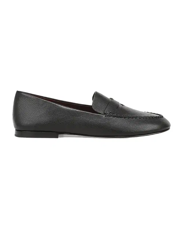 Vince Teo Leather Penny Loafers
