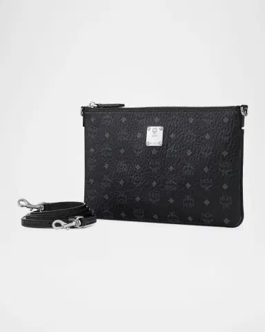 MCM Mini Aren Visetos Flat Crossbody Pouch | Thumbnail 2