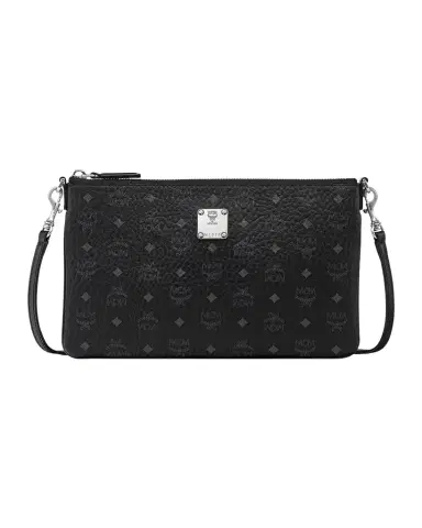 MCM Mini Aren Visetos Flat Crossbody Pouch | Thumbnail 1