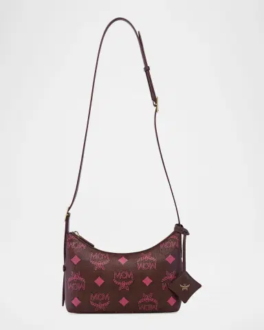 MCM Small Aren Hobo Bag in Maxi Visetos | Thumbnail 5 MCM Small Aren Hobo Bag in Maxi Visetos | Thumbnail 5