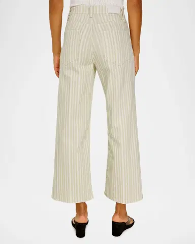 RAILS Getty Stripe Wide Cropped Jeans | Thumbnail 3