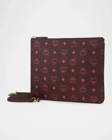 MCM Medium Aren Visetos Flat Crossbody Pouch Bag | Thumbnail 2 MCM Medium Aren Visetos Flat Crossbody Pouch Bag | Thumbnail 2