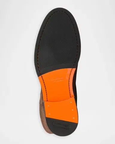 Santoni 50mm Suede Mid-Calf Boots | Thumbnail 3