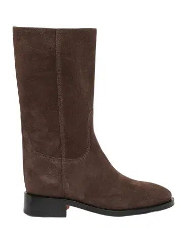 Santoni 50mm Suede Mid-Calf Boots | Thumbnail 1