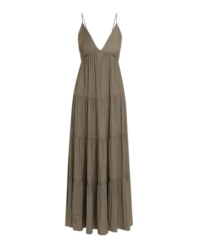 L 'Agence Lua Tiered Maxi Dress