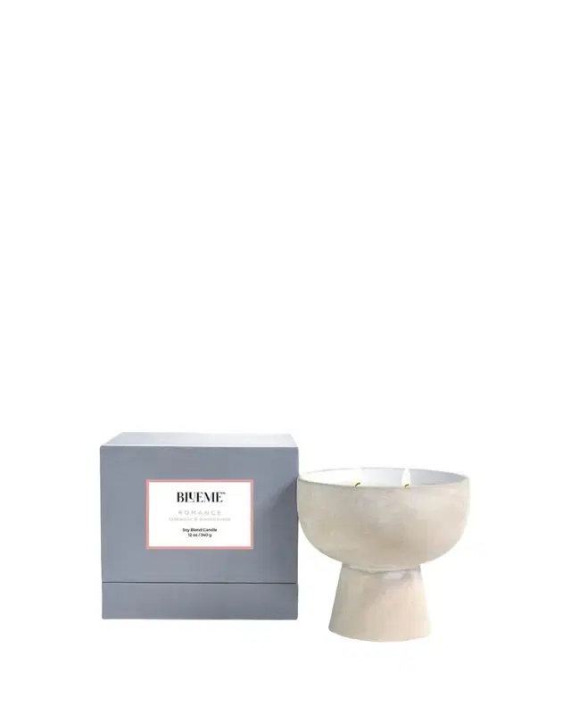 Blueme Romance - Oakmoss & Sandalwood Candle, 12 oz.