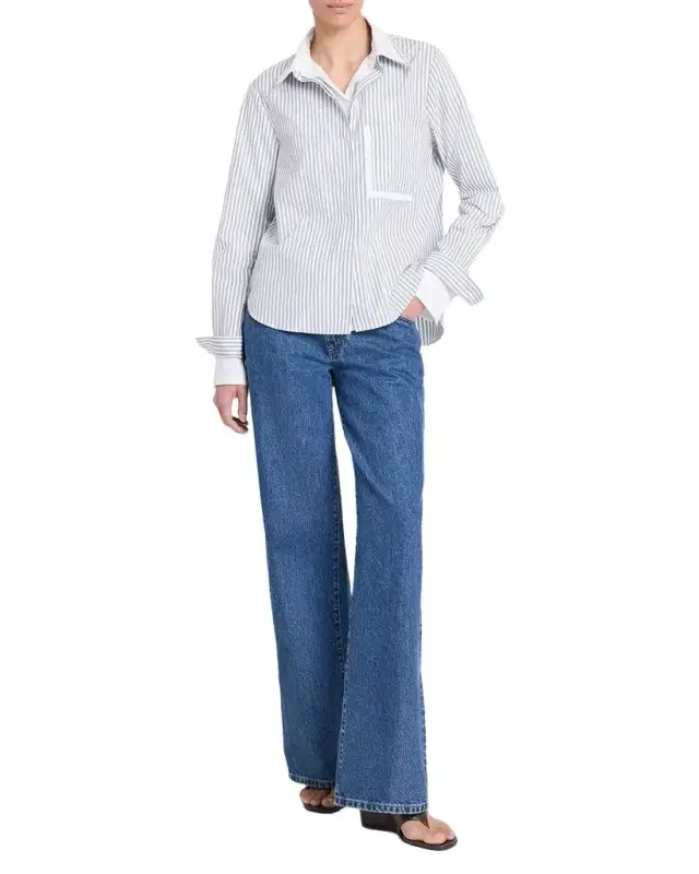 Double Layer Boyfriend Shirt