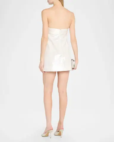 Retrofête Chentari Sequined Strapless Mini Dress | Thumbnail 3 Retrofête Chentari Sequined Strapless Mini Dress | Thumbnail 3