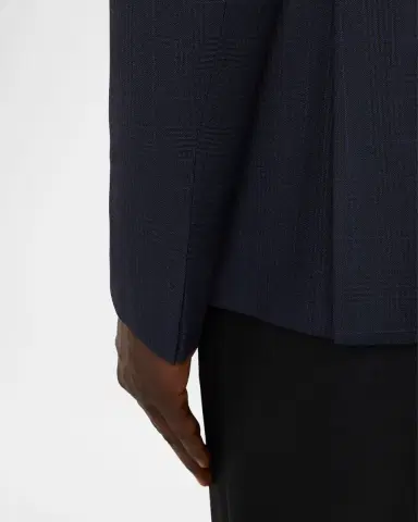 Giorgio Armani Men's Soft Prince of Wales Single-Breasted Sport Coat | Thumbnail 7 Giorgio Armani Men's Soft Prince of Wales Single-Breasted Sport Coat | Thumbnail 7