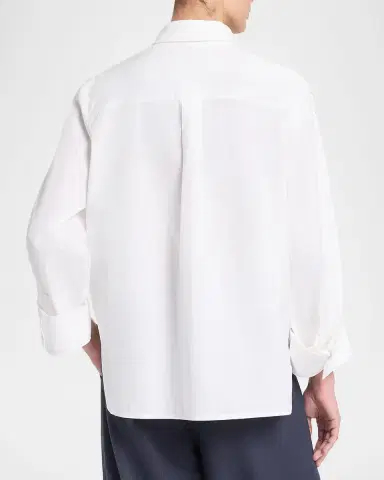TWP Next Morning Embellished Button-Front Shirt | Thumbnail 2 TWP Next Morning Embellished Button-Front Shirt | Thumbnail 2