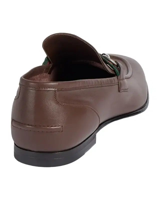 Gucci Men's New Power 2.0 Leather Web-Stripe Bit Loafers