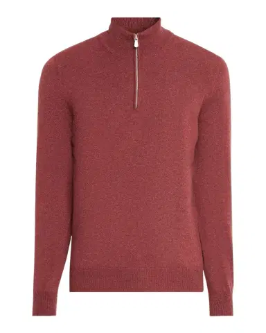 Brunello Cucinelli Men's Cashmere Quarter-Zip Sweater | Thumbnail 1 Brunello Cucinelli Men's Cashmere Quarter-Zip Sweater | Thumbnail 1