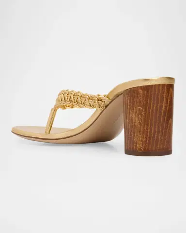 Gianvito Rossi 70mm Braided Leather Thongs Sandals | Thumbnail 3 Gianvito Rossi 70mm Braided Leather Thongs Sandals | Thumbnail 3
