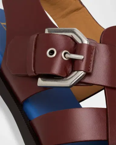 Lanvin Men's Leather Pointed-Toe Gladiator Sandals | Thumbnail 5 Lanvin Men's Leather Pointed-Toe Gladiator Sandals | Thumbnail 5