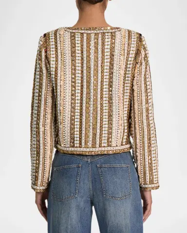 Alice + Olivia Kidman Embellished Jacket | Thumbnail 3 Alice + Olivia Kidman Embellished Jacket | Thumbnail 3