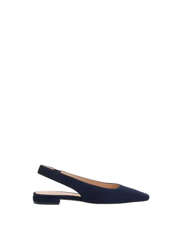Stuart Weitzman Stassi Suede Slingback Flats
