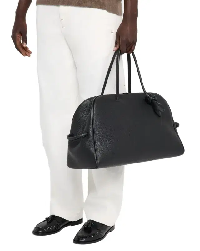 Jacquemus Men 's Le Grand Turismo Large Leather Bowling Bag