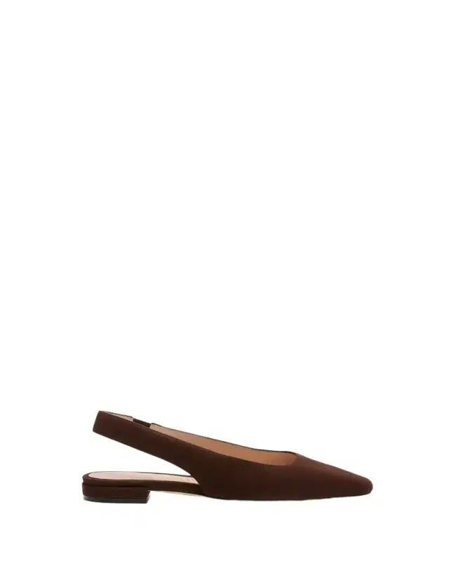 Stuart Weitzman Stassi Suede Slingback Flats