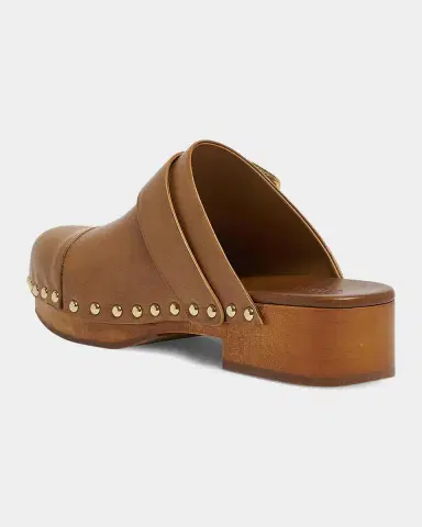 Chloé 40mm Jeannette Leather Clogs | Thumbnail 3