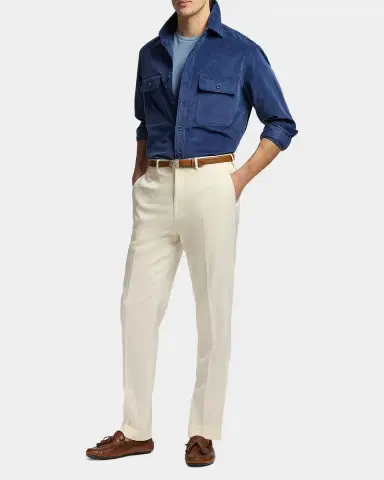 Ralph Lauren Purple Label Men's Fine-Wale Corduroy Shirt | Thumbnail 2