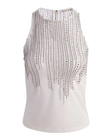 Alice + Olivia Pania Embellished Sleeveless Top | Thumbnail 1 Alice + Olivia Pania Embellished Sleeveless Top | Thumbnail 1