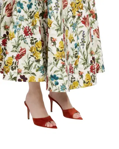 Gianvito Rossi 85mm Elle Suede Mule Pumps | Thumbnail 1 Gianvito Rossi 85mm Elle Suede Mule Pumps | Thumbnail 1