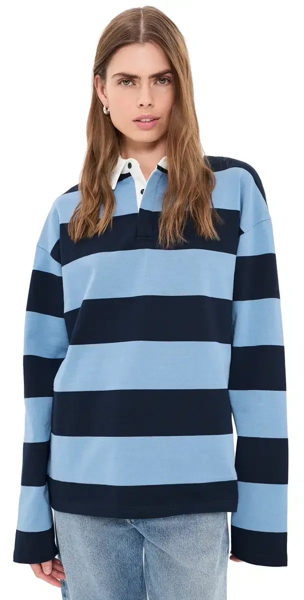 Lioness Outbound Jersey Polo Tee NAVY