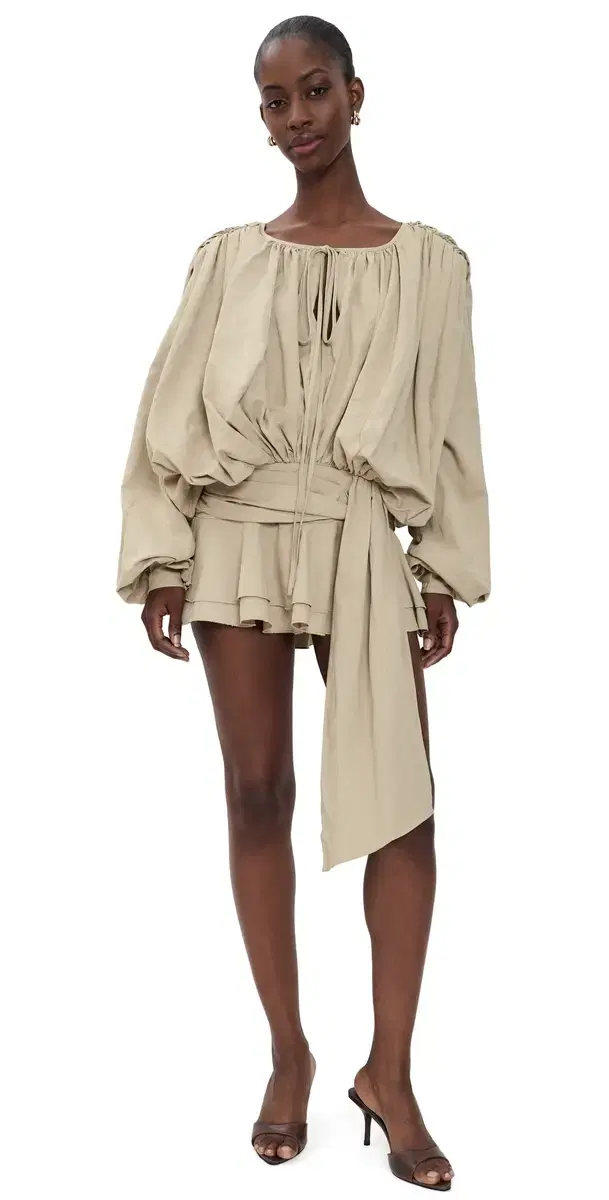 Elements Mini Dress Beige