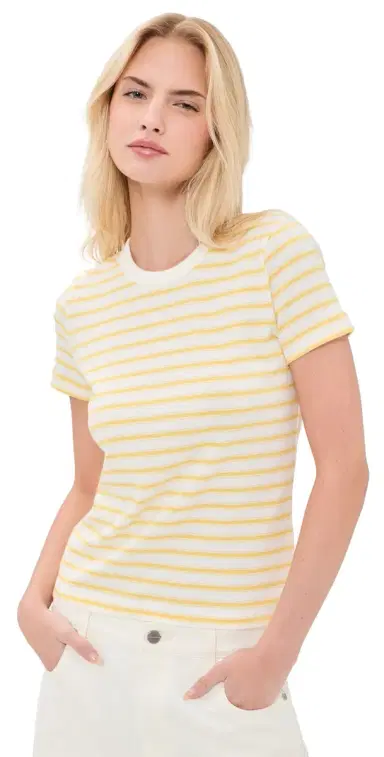 Vince tripe hrunken 90s Tee Limone Combo | Thumbnail 1