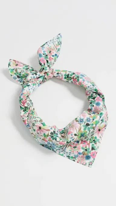 Lele Sadoughi Liberty Floral Scarf Summer Dreams | Thumbnail 2 Lele Sadoughi Liberty Floral Scarf Summer Dreams | Thumbnail 2
