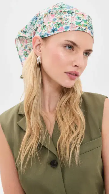 Lele Sadoughi Liberty Floral Scarf Summer Dreams | Thumbnail 3 Lele Sadoughi Liberty Floral Scarf Summer Dreams | Thumbnail 3