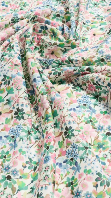 Lele Sadoughi Liberty Floral Scarf Summer Dreams | Thumbnail 5 Lele Sadoughi Liberty Floral Scarf Summer Dreams | Thumbnail 5