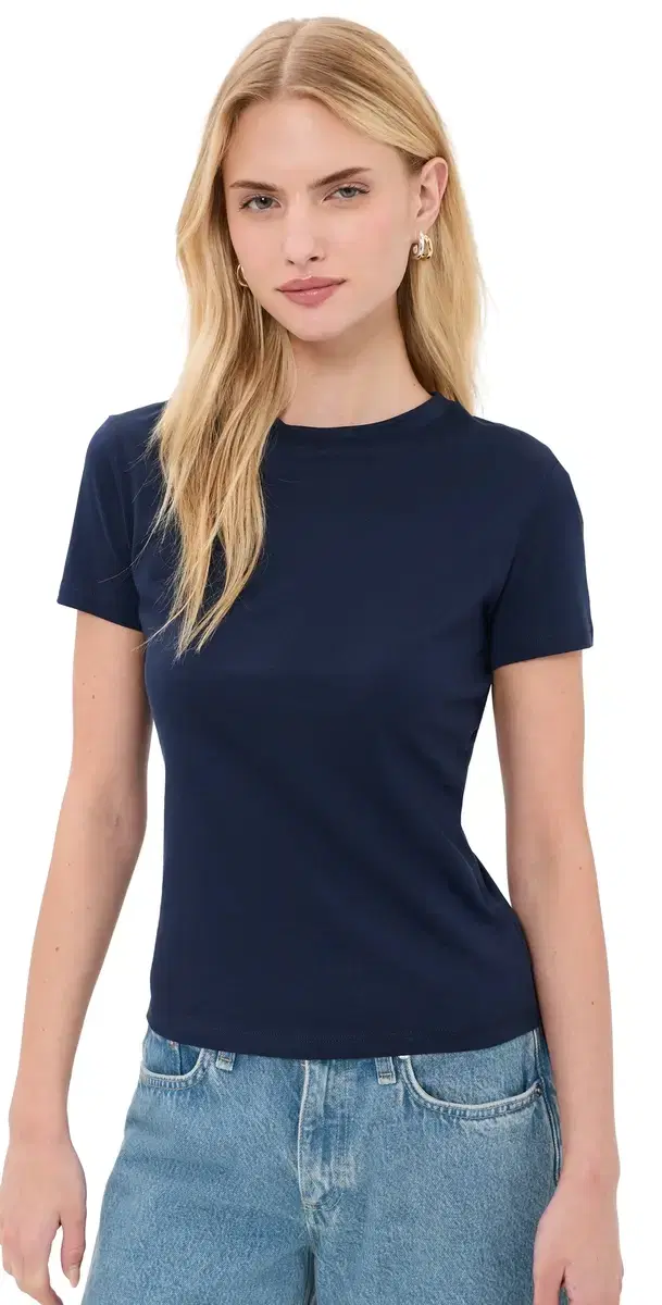 Theory Tiny Apex Tee apphire Navy - 2qt