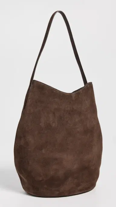 Liffner Large Belted Bucket Bag Dark Brown One Size | Thumbnail 4