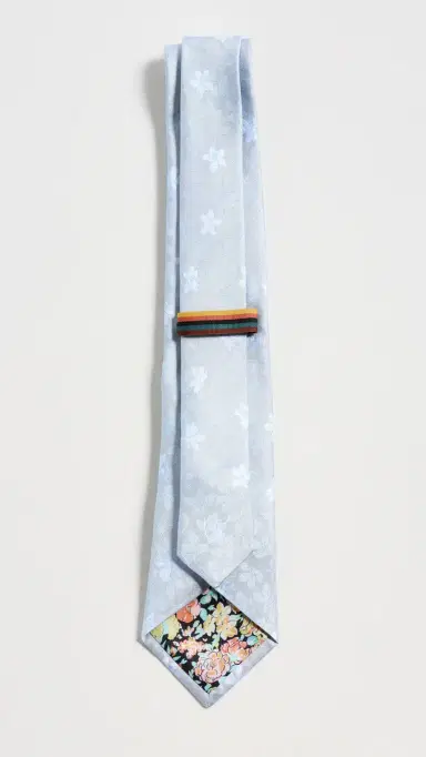Paul Smith Tonal Floral Tie Light/Pastel Blue | Thumbnail 5 Paul Smith Tonal Floral Tie Light/Pastel Blue | Thumbnail 5