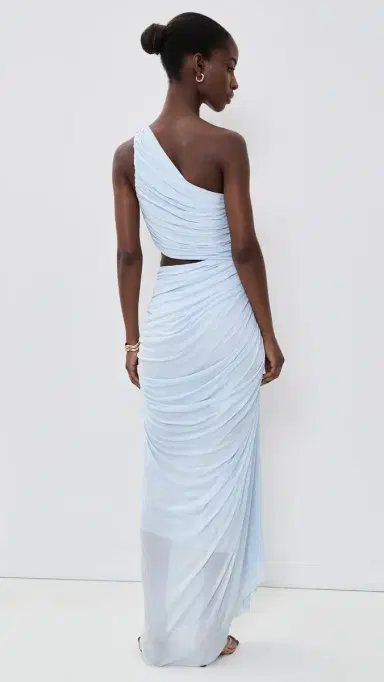 A.L.C. A. L.C. Cleo Maxi Dress Sky Blue | Thumbnail 3