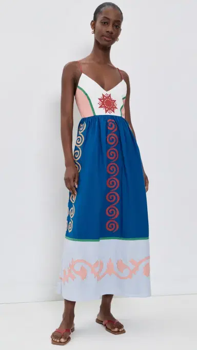Carolina K Amelia Maxi Dress Blue | Thumbnail 2 Carolina K Amelia Maxi Dress Blue | Thumbnail 2
