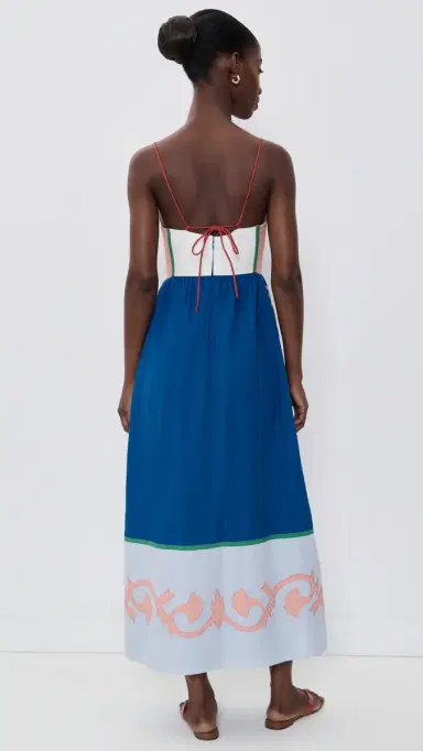 Carolina K Amelia Maxi Dress Blue | Thumbnail 3 Carolina K Amelia Maxi Dress Blue | Thumbnail 3