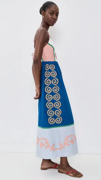 Carolina K Amelia Maxi Dress Blue | Thumbnail 4 Carolina K Amelia Maxi Dress Blue | Thumbnail 4