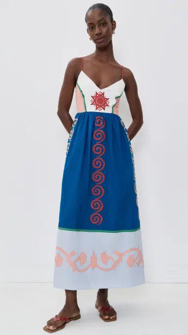 Carolina K Amelia Maxi Dress Blue | Thumbnail 5 Carolina K Amelia Maxi Dress Blue | Thumbnail 5